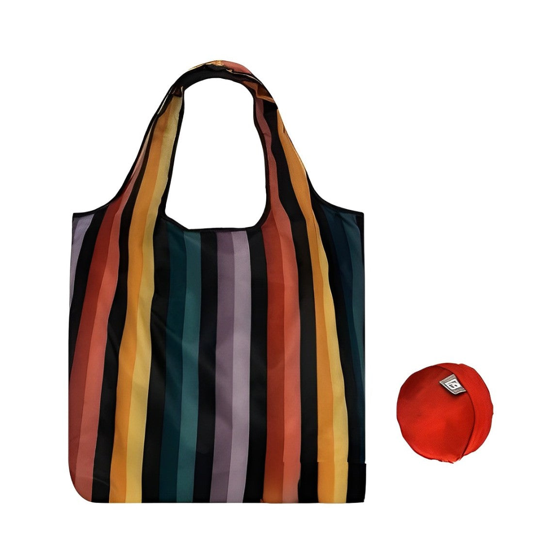 REUSABLE ROUND BALL-SHAPED FOLDABLE BAG